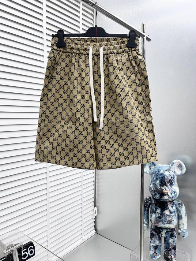 Gucc* 2025 Summer New Arrival Shorts, brand new release, made with imported orig