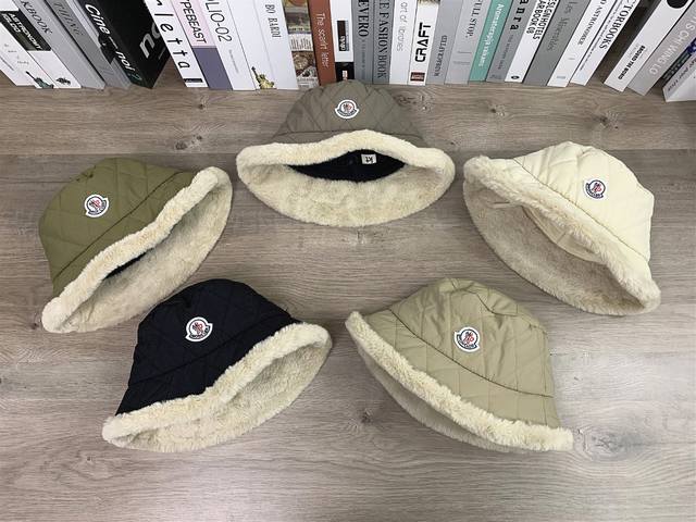 9911##Moncler Fisherman Hat Autumn Winter Bucket Hat Casual Versatile Hat# One S