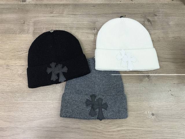 9900##Chrome Hearts Knitted Hat, Autumn/Winter Beanie, Versatile Casual Couple S