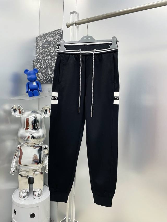 Mon* Moncler 2025 Autumn/Winter New Brand Logo Casual Pants (D) Available Now on