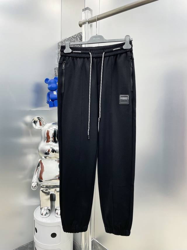Bbr Burberry 2025 Fall/Winter New Brand Logo Casual Pants, Available Now on the