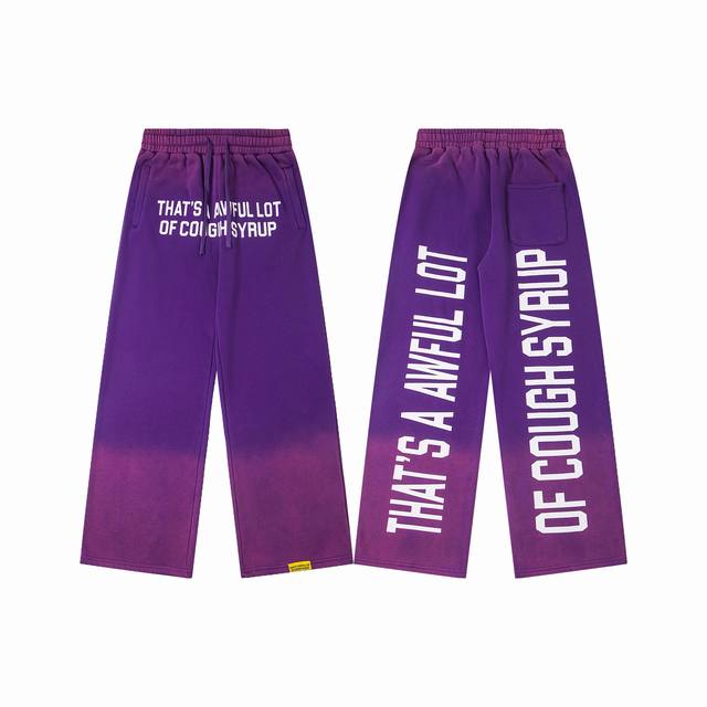 Ts307# That's Awful Lot Of Cough Syrup Letter Print Fleece-Lined Brushed Hooded