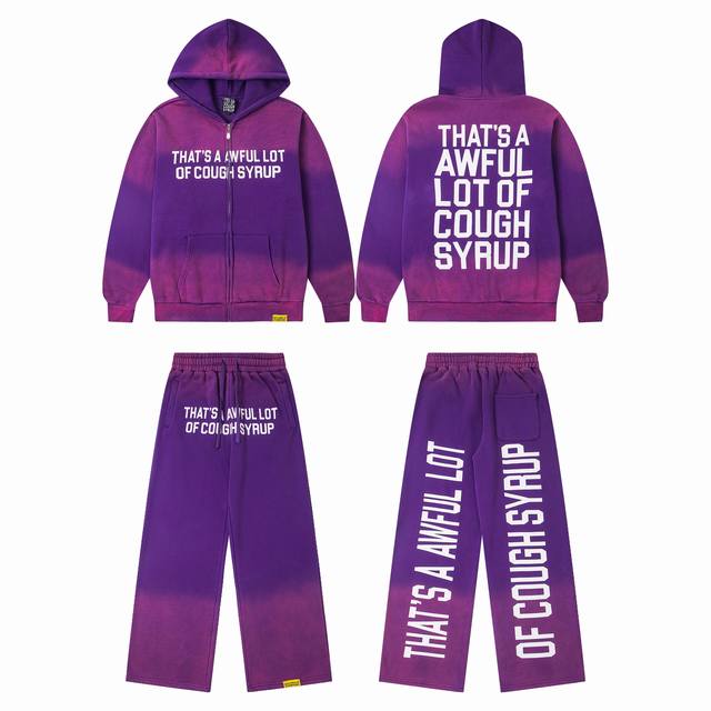 Ts306# Hoodie p130 Ts307# Sweatpants p120 That's Awful Lot Of Cough Syrup Letter