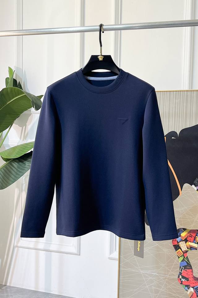 Prada 2025 Autumn Hot New Arrival, Top-Quality Fashionable Pullover Fleece Swea