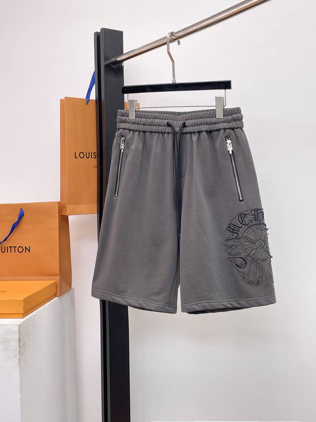 Chrome Hearts 2025 Summer New Men's Casual Shorts, all three labels complete. H