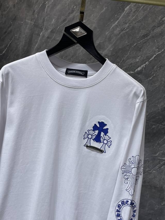 8695# New Arrival! Chrome Hearts Long-Sleeve T-Shirt Series! Available Now at De