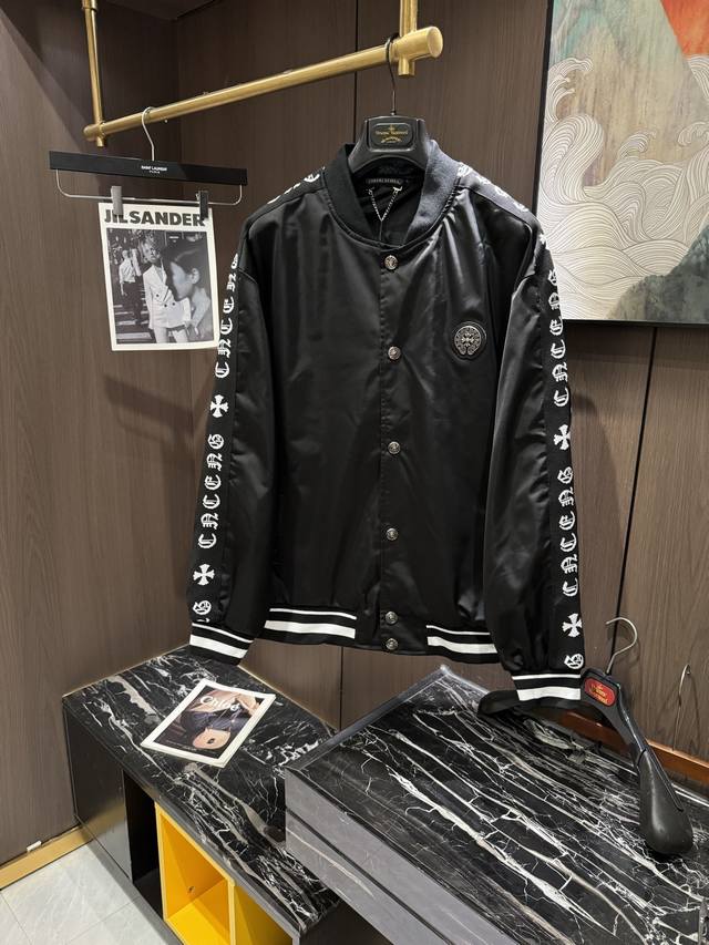 Chr25S Men's Baseball Collar Jacket ( ). The quality and details are perfect. Ma