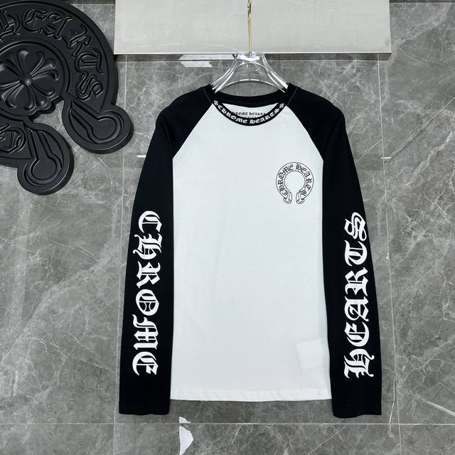 8593# New Arrival! Chrome Hearts Long-Sleeve T-Shirt Series! Available in stores