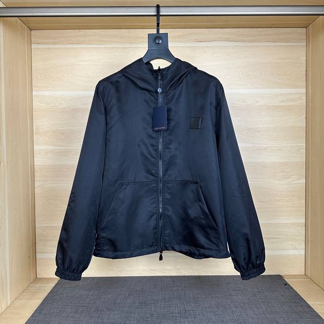 Lois Vitn 2025 Spring/Summer New Reversible Hooded Jacket, Monogram Jacquard Fab