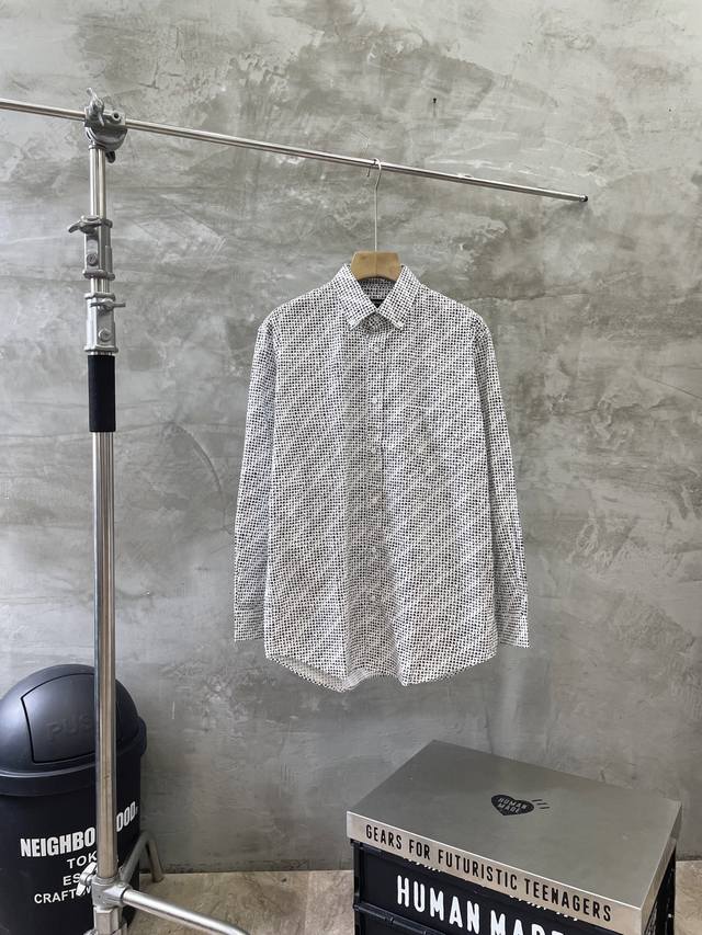 Style No. #S611 Balenciaga Blcg 25Ss Archive Letters Long-Sleeve Shirt Correct V