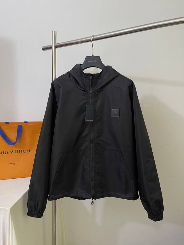 New LV Leather Label Jacquard Reversible . Available in two styles: a solid-co