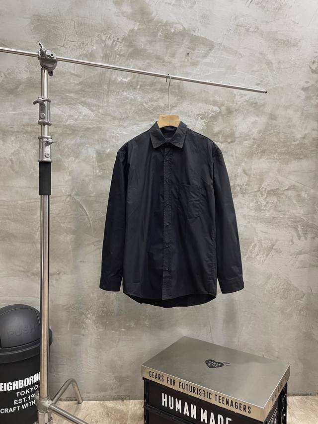 Style No. #S604 Balenciaga Blcg 25Ss Long-Sleeve Shirt with Rhinestone Lettering