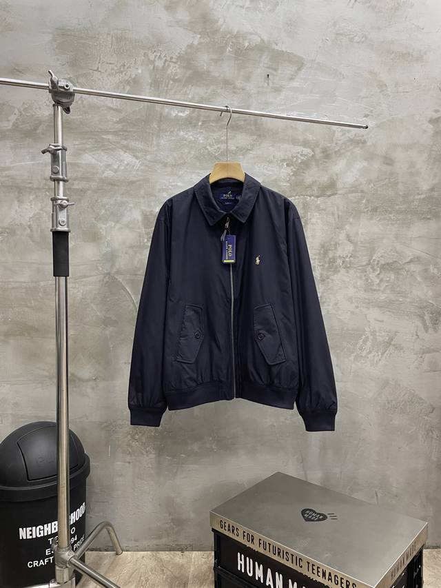 Style No. #S599 Ralph Lauren Classic Solid Color Logo Embroidered Jacket - Corr