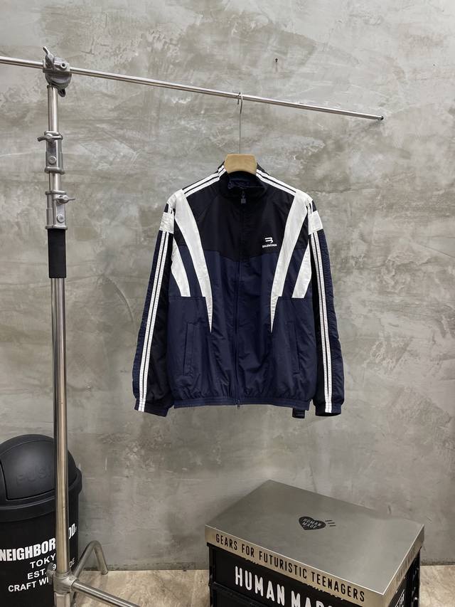 Style No. #S596 Balenciaga Blcg 25Ss Runway Style Double Hook Embroidery Indigo