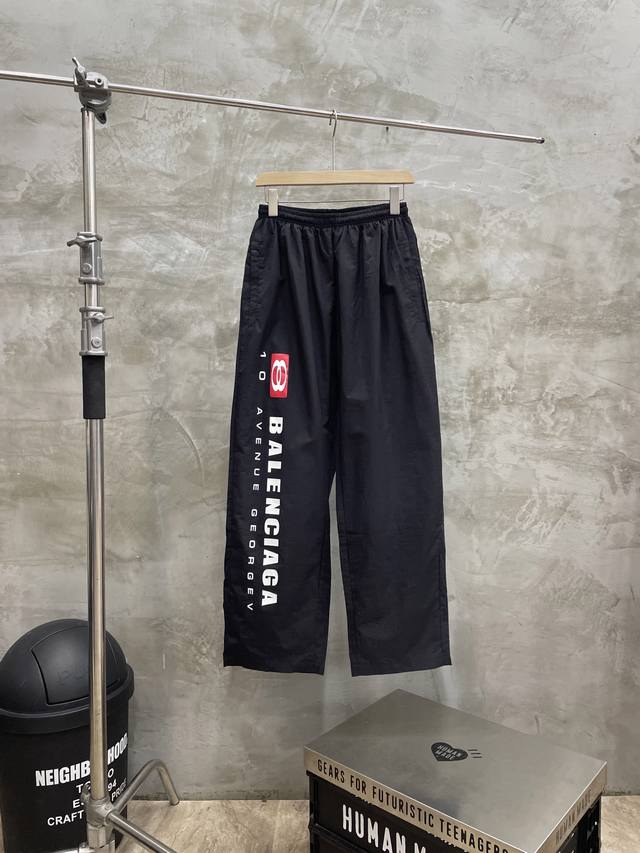 Style No. #S584 Balenciaga 25Ss Three-tone red double-ring print patchwork athle