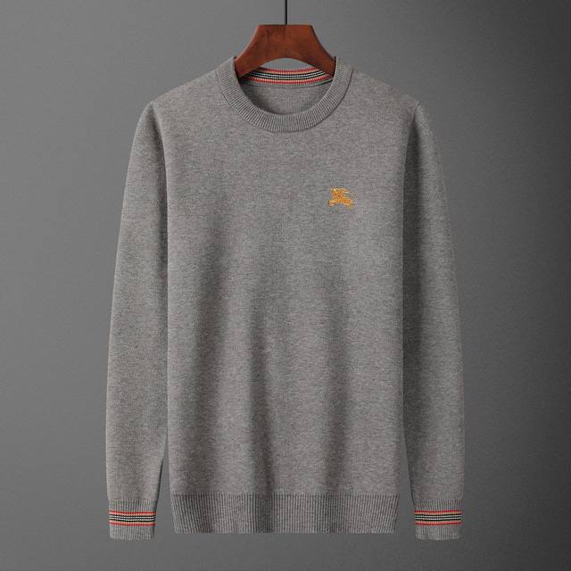 Style No.: A654# 2025 Autumn/Winter New Crew Neck Pullover Sweater (Official We