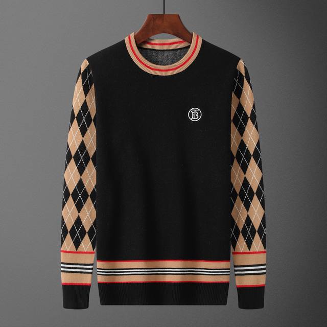 Style No.: A652# 2025 Autumn/Winter New Crew Neck Pullover Sweater (Official We