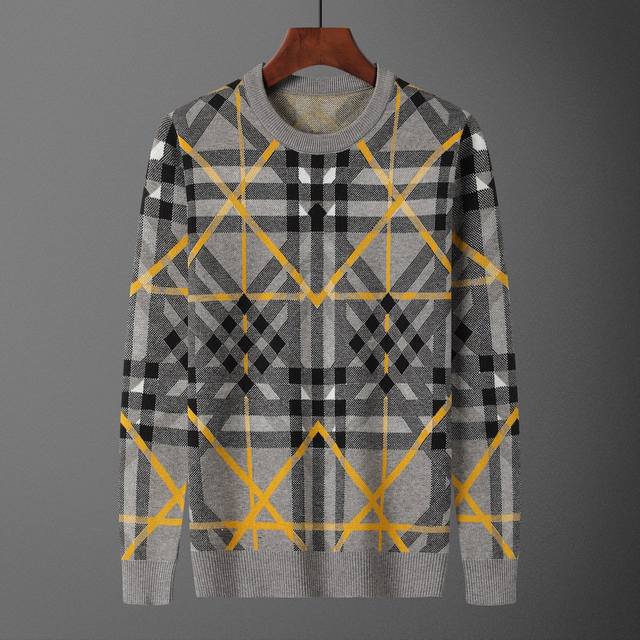 Style No.: A651# 2025 Autumn/Winter New Crew Neck Pullover Sweater (Official We