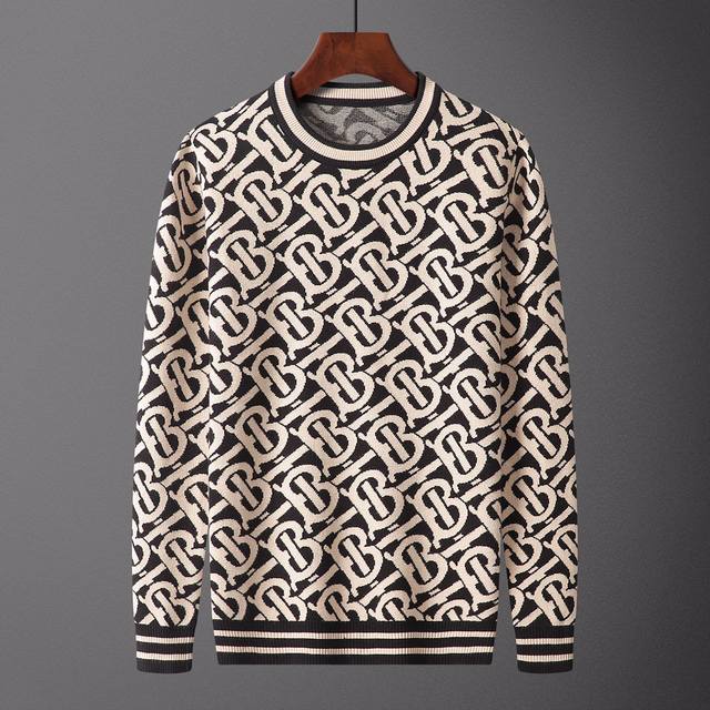 Style No.: A648# 2025 Autumn/Winter New Crew Neck Pullover Sweater (Official We