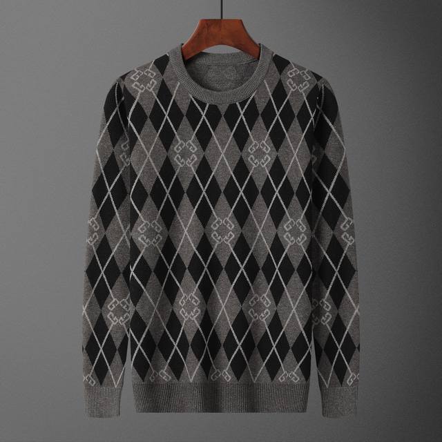 Style No.: A642# 2025 Autumn/Winter New Crew Neck Pullover Sweater (Official We