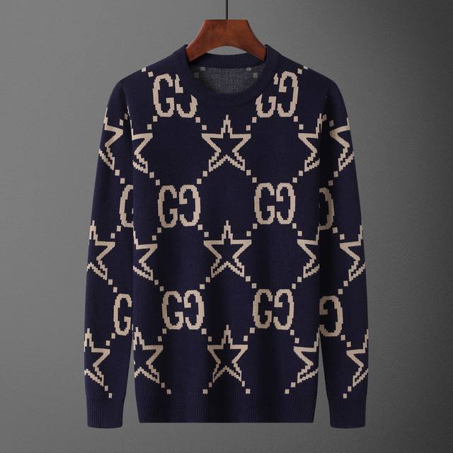 Style No.: A641# 2025 Autumn/Winter New Crew Neck Pullover Sweater (Official We