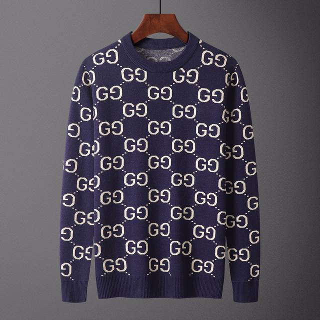 Style No.: A634# 2025 Autumn/Winter New Crew Neck Pullover Sweater (Official We