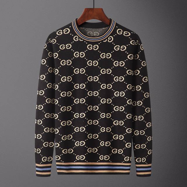 Style No.: A633# 2025 Autumn/Winter New Crew Neck Pullover Sweater (Official We