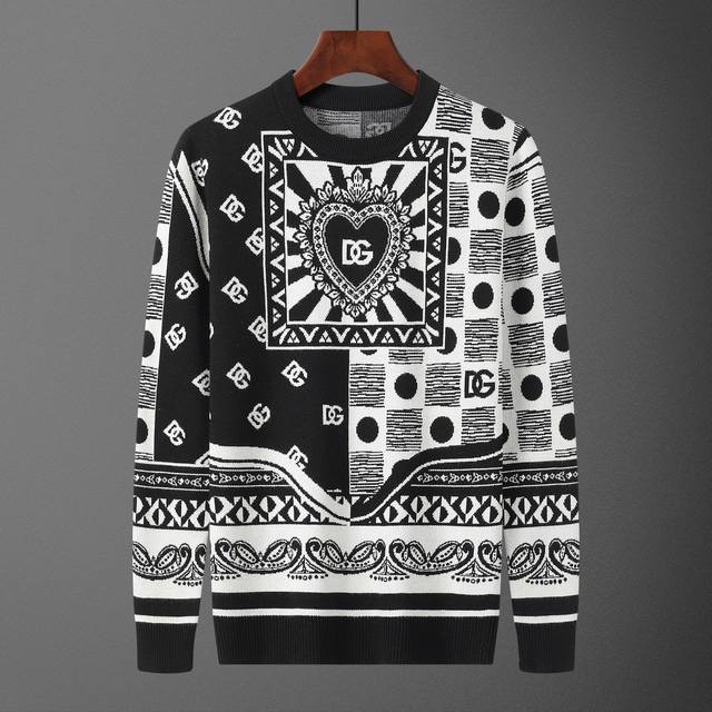 Style No.: A711# 2025 Autumn/Winter New Crew Neck Pullover Sweater (Official We