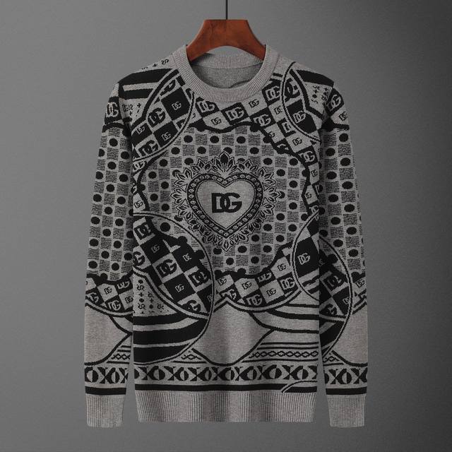 Style No.: A709# 2025 Autumn/Winter New Crew Neck Pullover Sweater (Official We