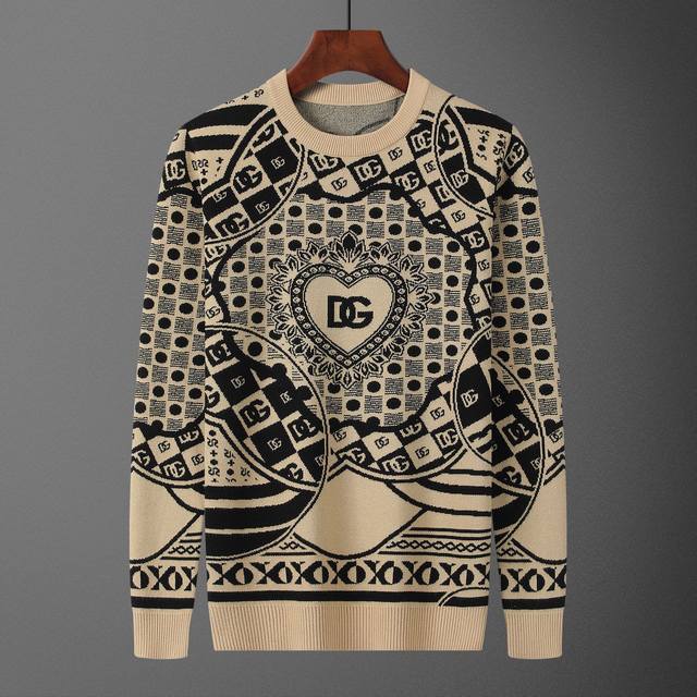 Style No.: A708# 2025 Autumn/Winter New Crew Neck Pullover Sweater (Official We