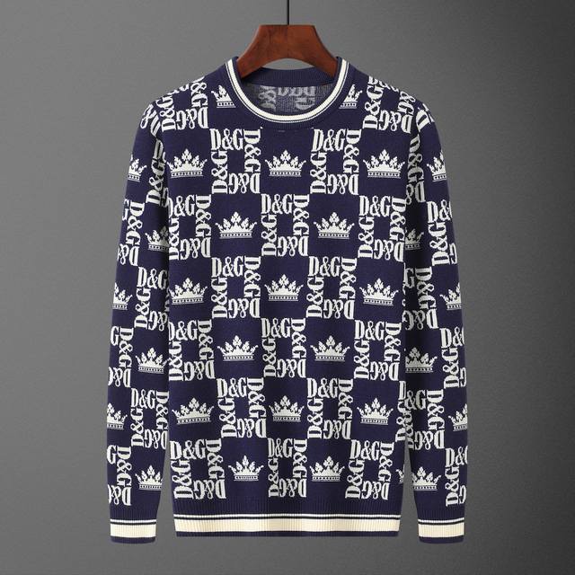 Style No.: A707# 2025 Autumn/Winter New Crew Neck Pullover Sweater (Official We