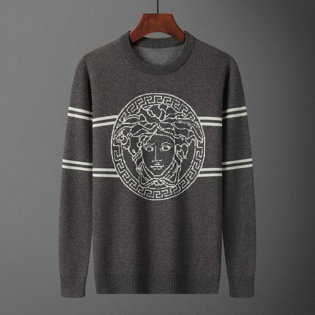 Style No.: A694# 2025 Autumn/Winter New Crew Neck Pullover Sweater (Official We