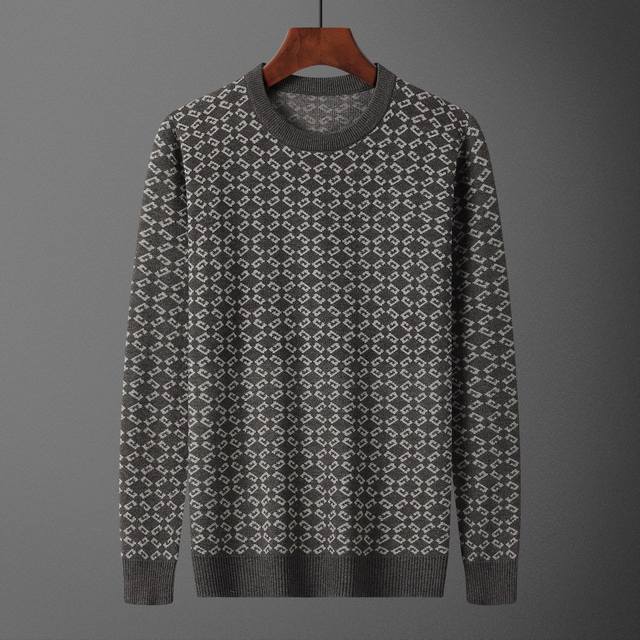 Style No.: A689# 2025 Autumn/Winter New Crew Neck Pullover Sweater (Official We