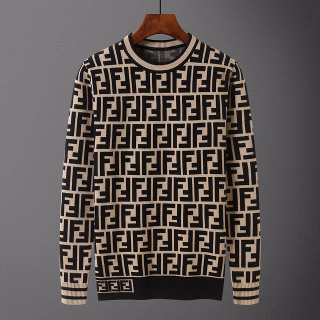 Style No.: A668# 2025 Autumn/Winter New Crew Neck Pullover Sweater (Official We