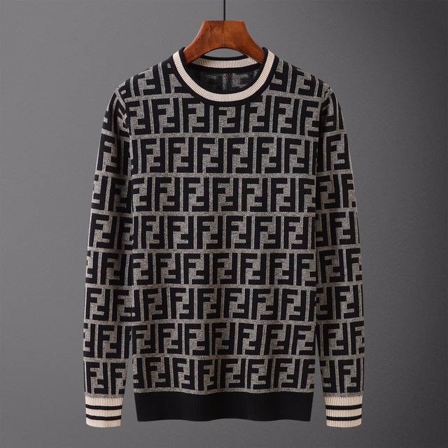 Style No.: A666# 2025 Autumn/Winter New Crew Neck Pullover Sweater (Official We