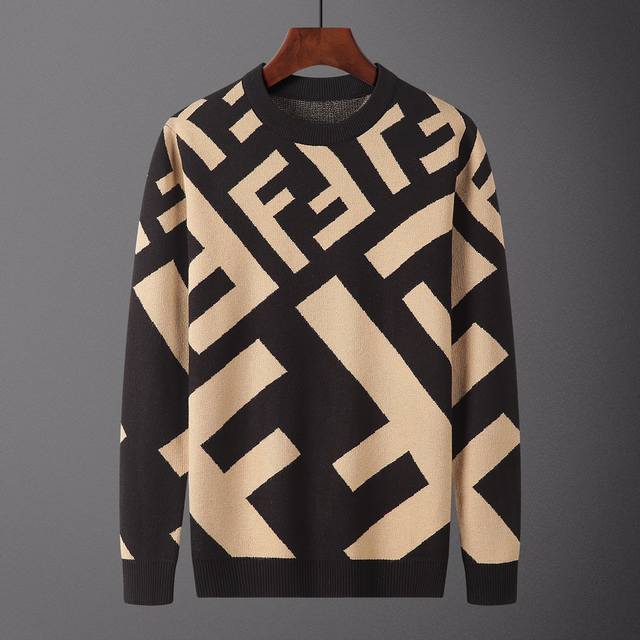 Style No.: A663# 2025 Autumn/Winter New Crew Neck Pullover Sweater (Official We