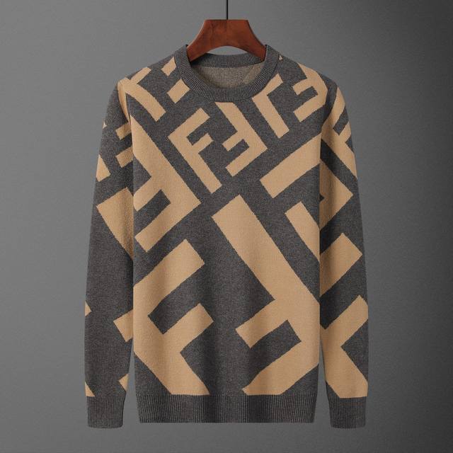 Style No.: A662# 2025 Autumn/Winter New Crew Neck Pullover Sweater (Official We