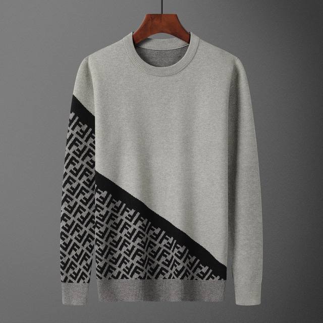 Style No.: A659# 2025 Autumn/Winter New Crew Neck Pullover Sweater (Official We
