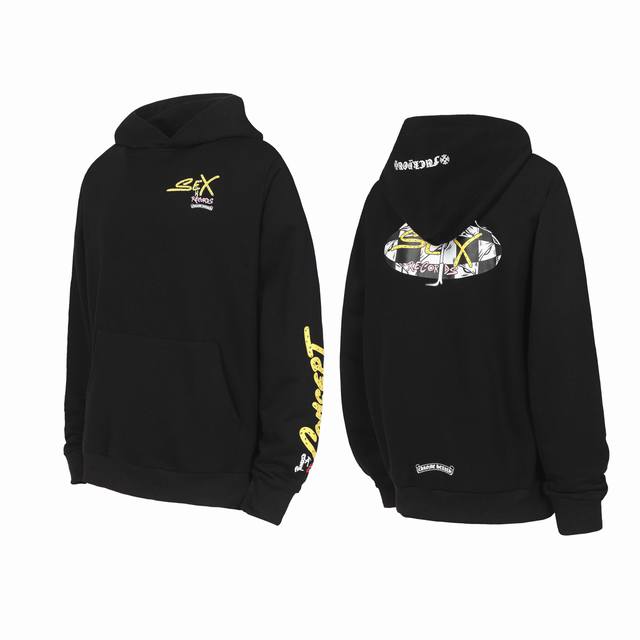 Ke3117 Chrome Hearts Ch Chrome Hearts Daughter Sanskrit Print Hooded Sweatshirt