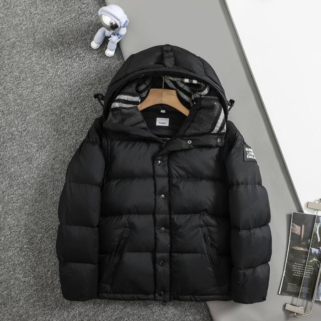 High-quality replica Burberry Fall/Winter detachable hooded down jacket, same s