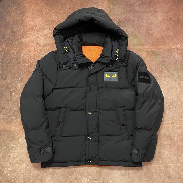 Fendi Monster Eyes High-Version Down Jacket 2025 Autumn/Winter New Couple Down J