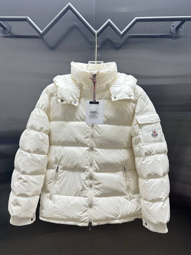 Moncler Vezere Painted Mayan Short Down Jacket Influenced by iconic 1980s coats,