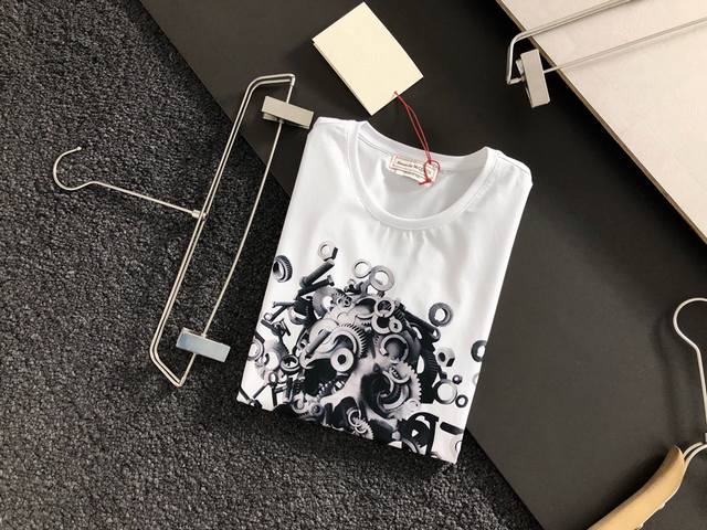 Mq*20 New Year's Mega Sale: Black and White Dual-Color Mercerized Cotton Digital