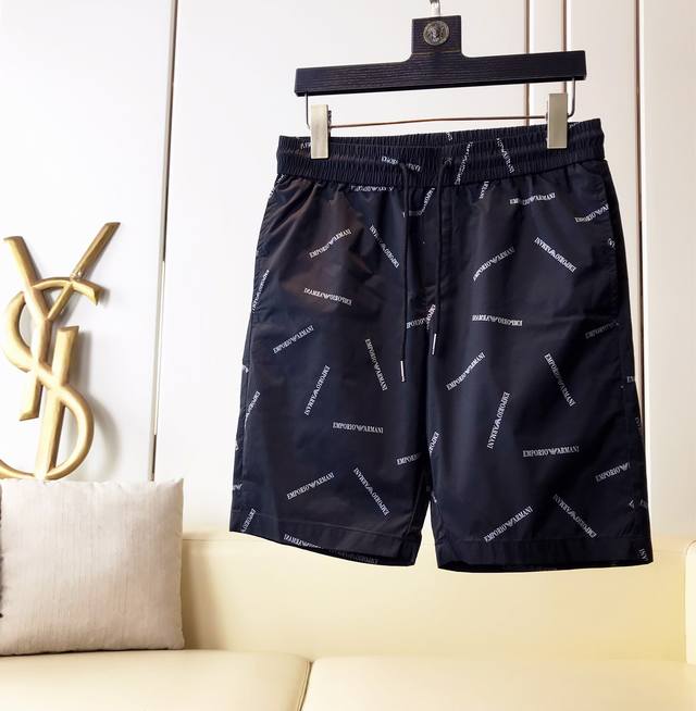 Armani* Spring/Summer Collection, New Boutique Beach Shorts. Custom-made origina