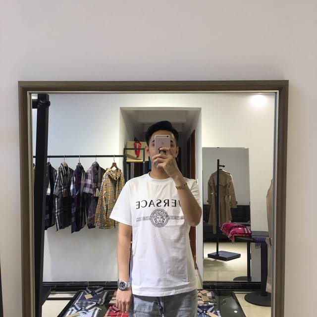 Special Price Versace Spring New Arrival Milan Fashion Week Runway Style Short-S