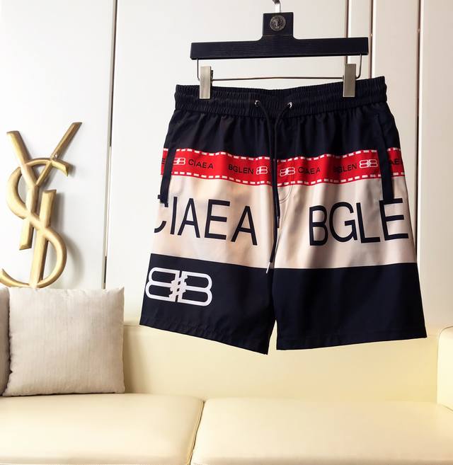 Balenciaga Spring/Summer Collection, New Boutique Beach Shorts. Custom-made orig