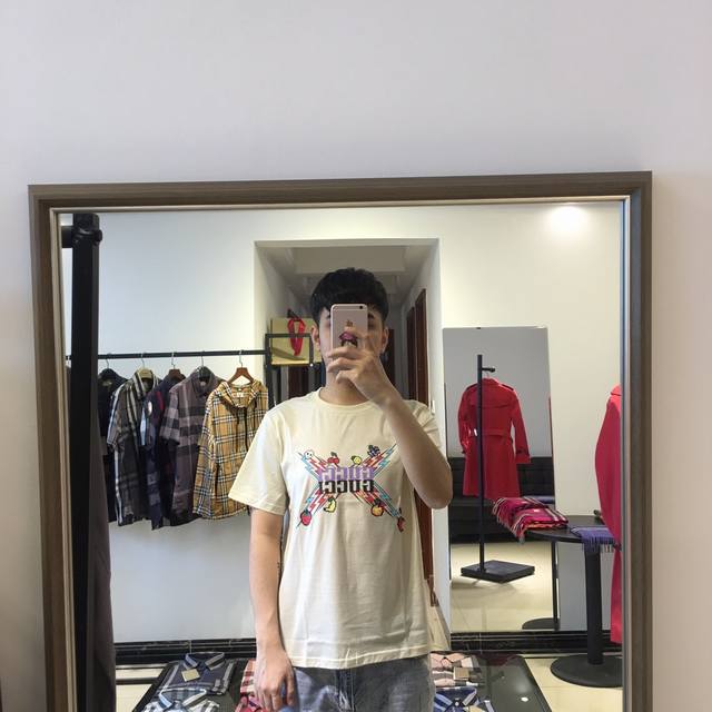 Special Price Guu Spring/Summer New Men's Letter Print T-Shirt, Exclusive First