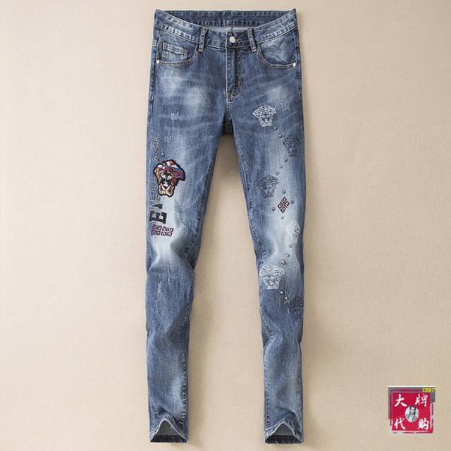 Versace Genuine Original Jeans, 2680 Official Website Latest Style, Perfect for