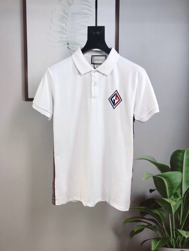 Gucc1 Gucci official original polo shirt/T-shirt for sale in boutiques! Paris Fa