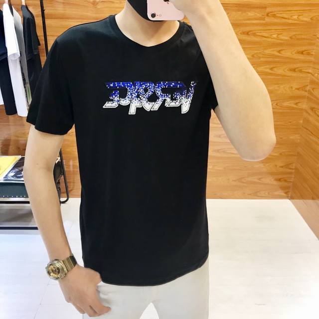 V**Sace Spring/Summer Newest Men's Short-Sleeve T-Shirt, Official Website Synchr